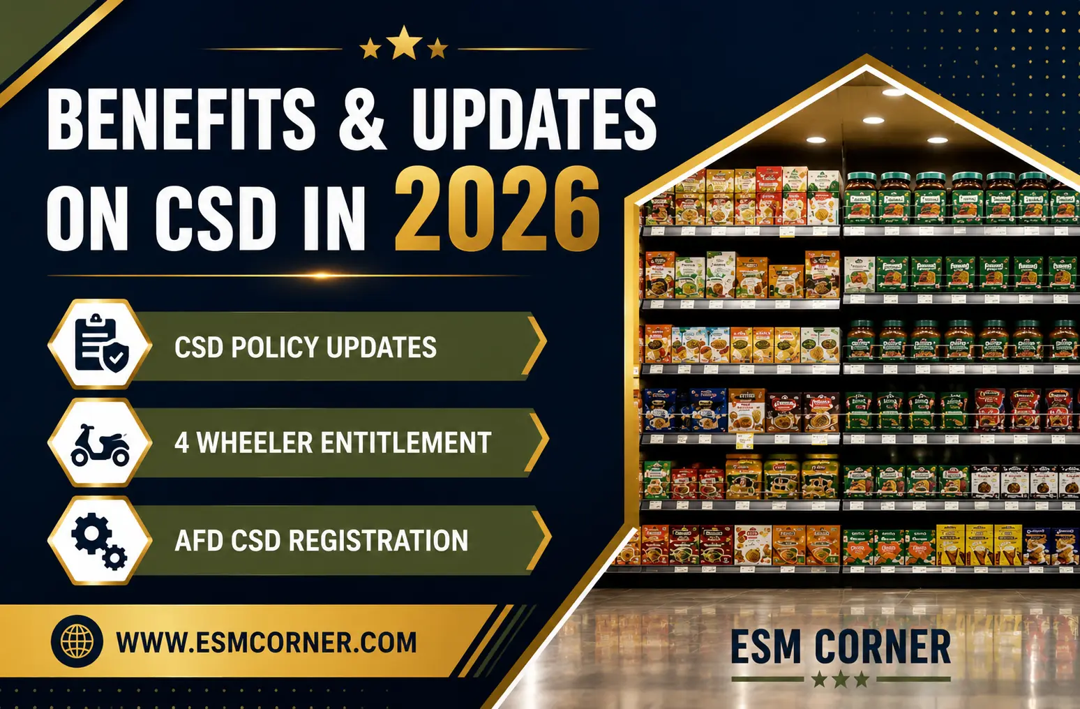 ESM CORNER CSD CANTEEN