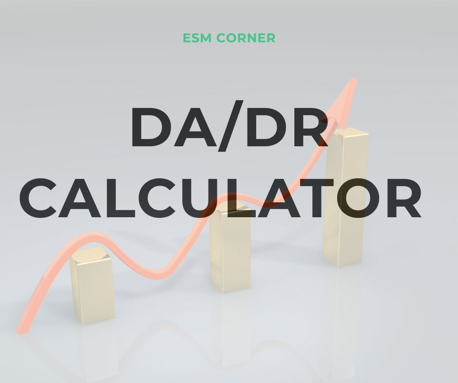 ESM Corner-DA DR Calculator