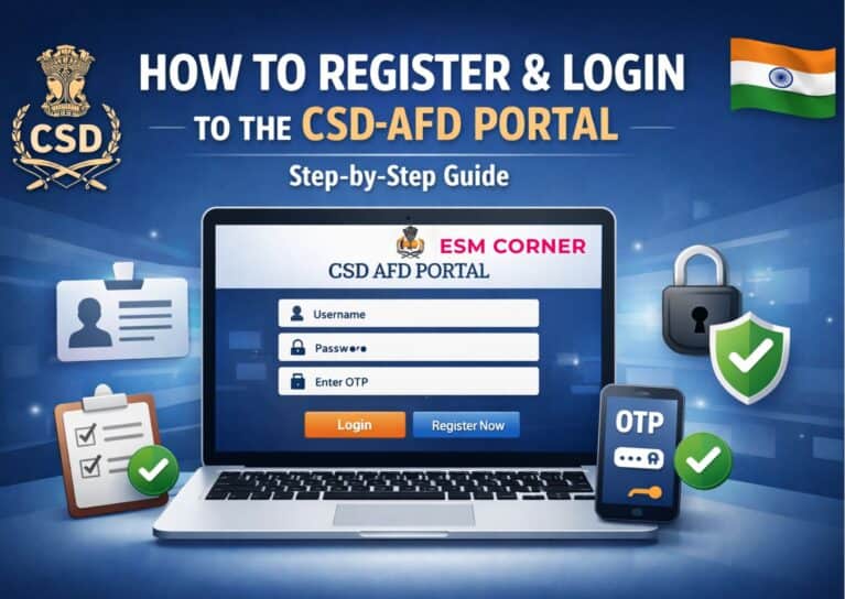 CSD AFD Portal : How to Register and Login in 5 steps