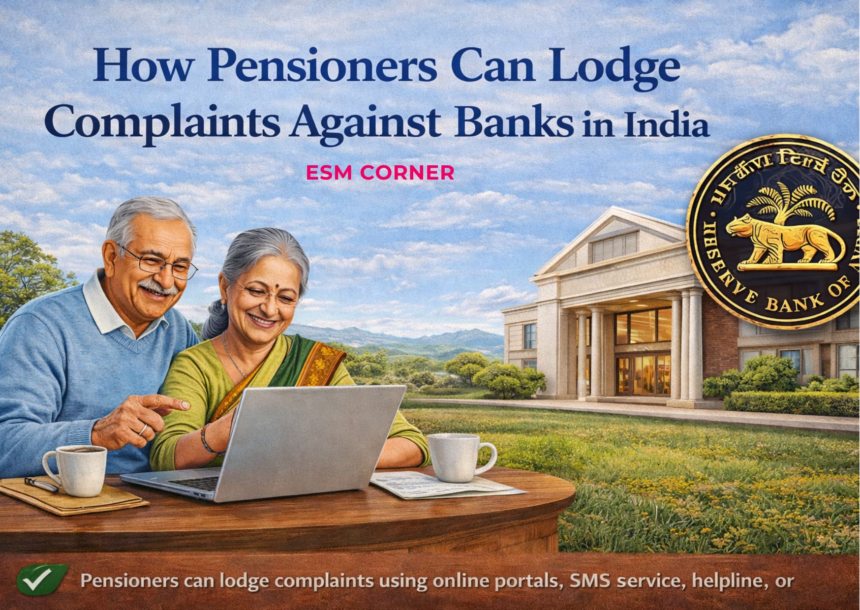 HOW PENSIONERS CAN LODGE COMPLAINTS AGAINST BANKS IN INDIA