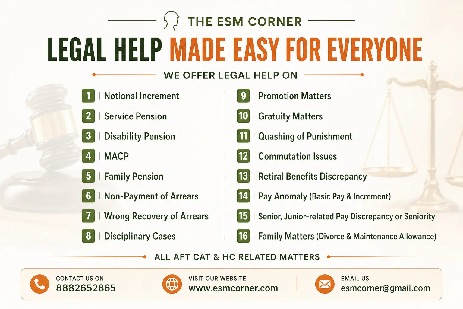 ESM CORNER LEHAL HELP