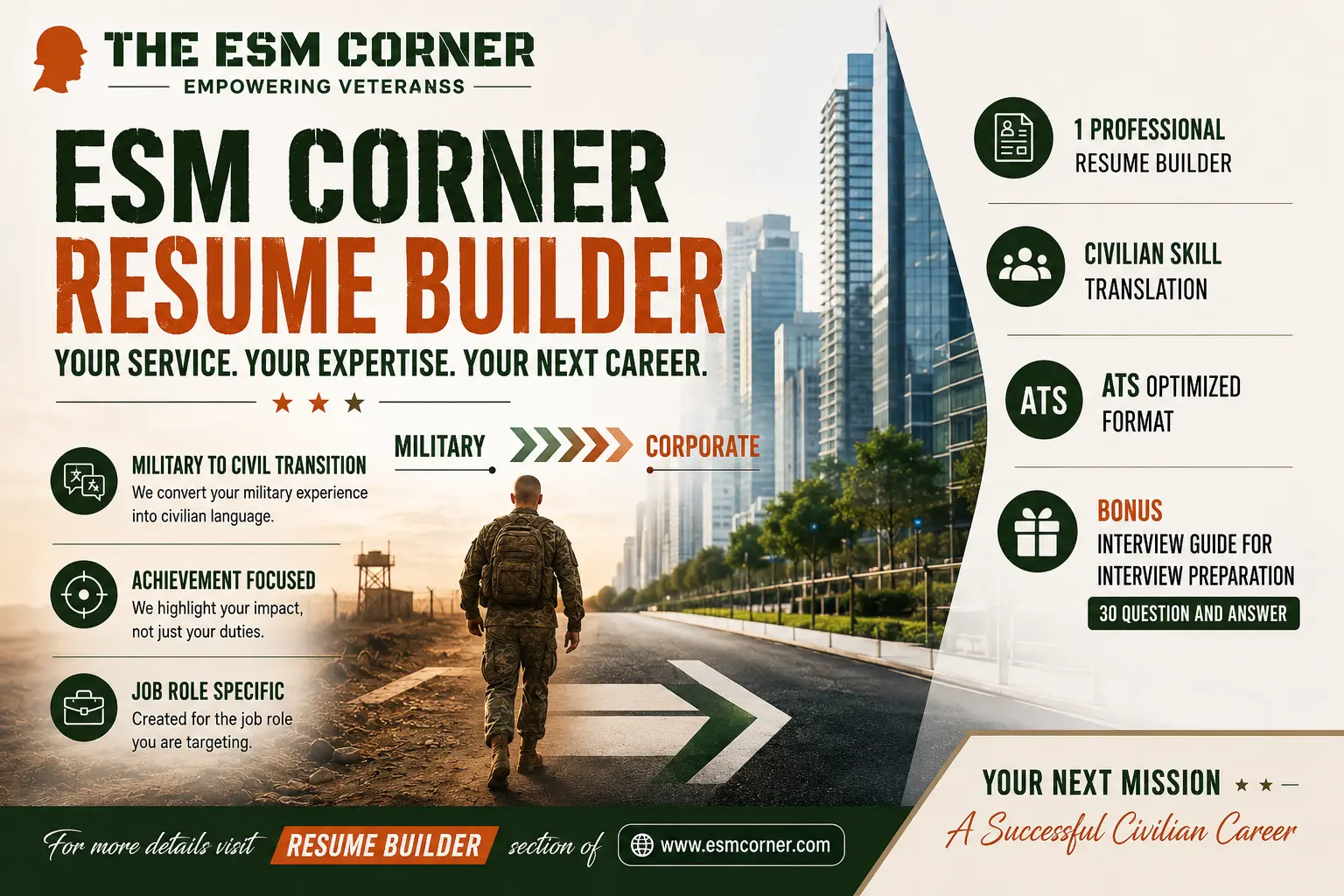  ESM-CORNER-RESUME-BUILDER-FOR -ESM