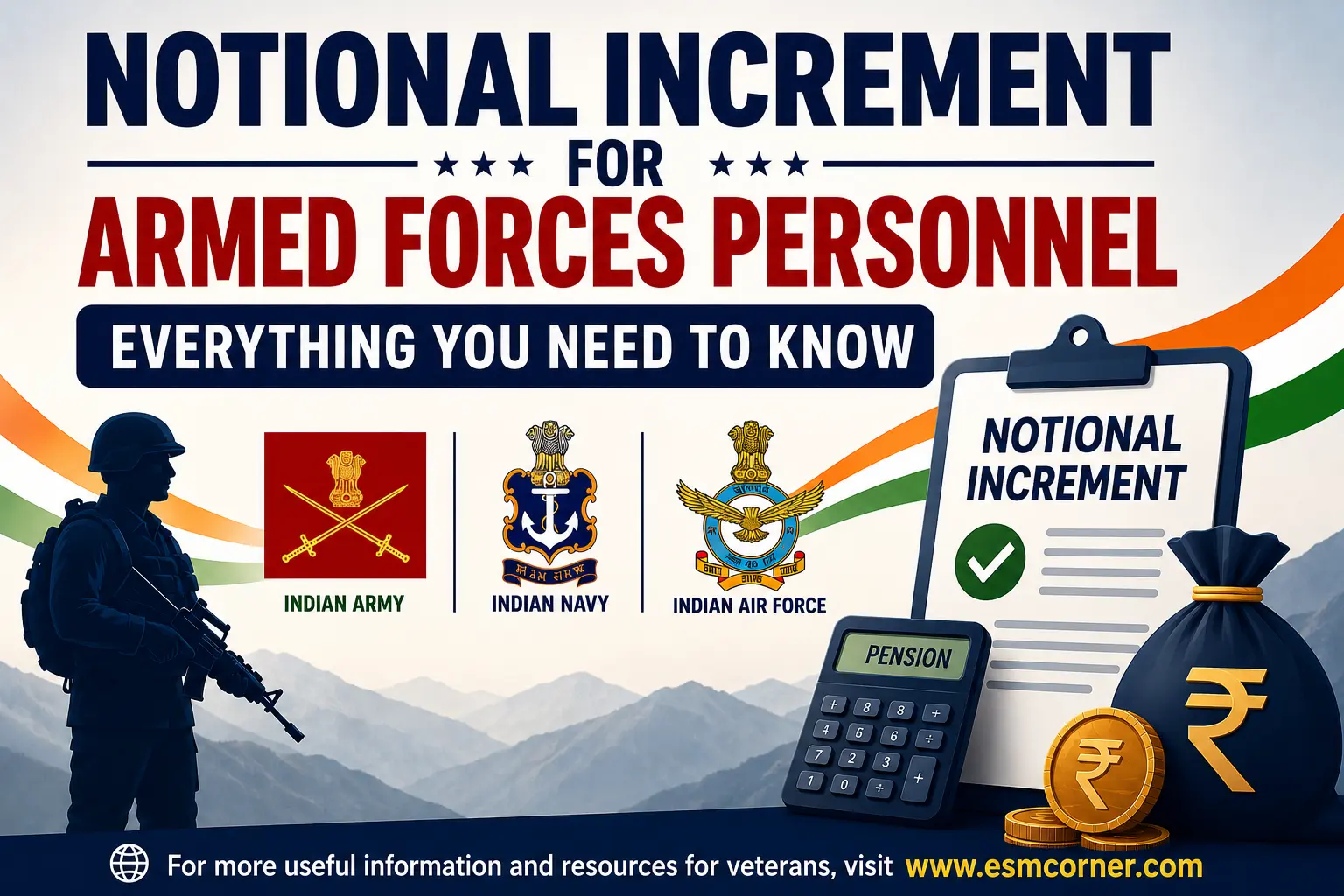 NOTIONAL INCREMENT FOR ARMED FORCES PERSONNEL: EVERYTHING YOU NEED TO KNOW