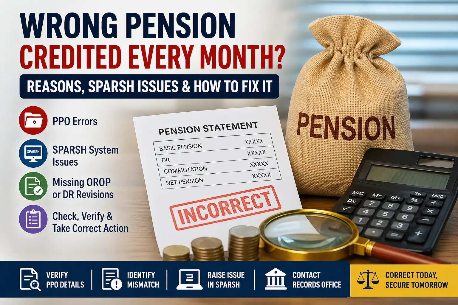 WRONG PENSION CREDITED EVERY MONTH: WHY IT HAPPENS AND WHAT YOU SHOULD CHECK