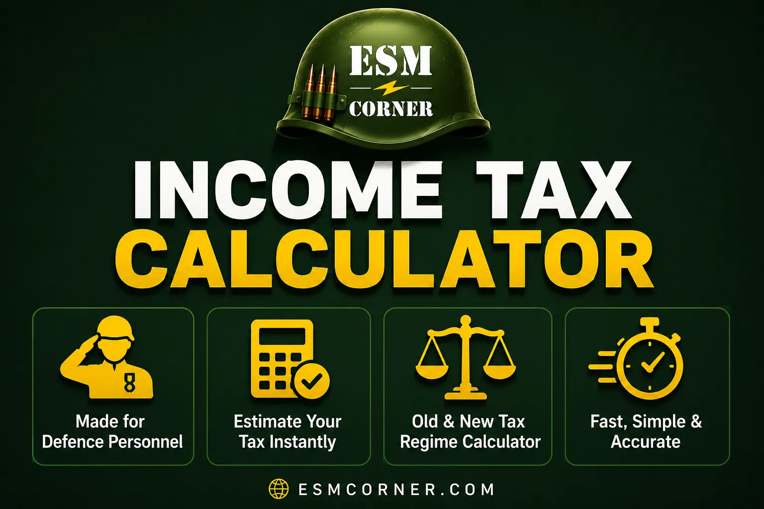 Sm Income Define Income Tax Calculator for Defence Personnel & Veterans