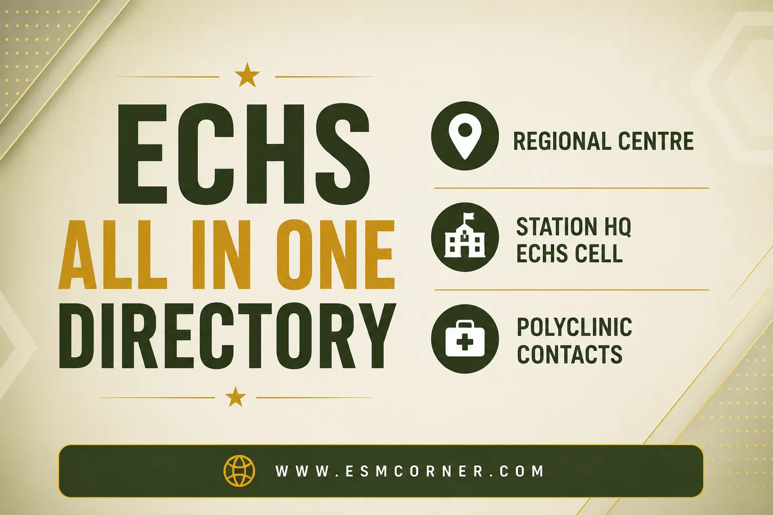 ECHS ALL IN ONE ECHS Regional Centre