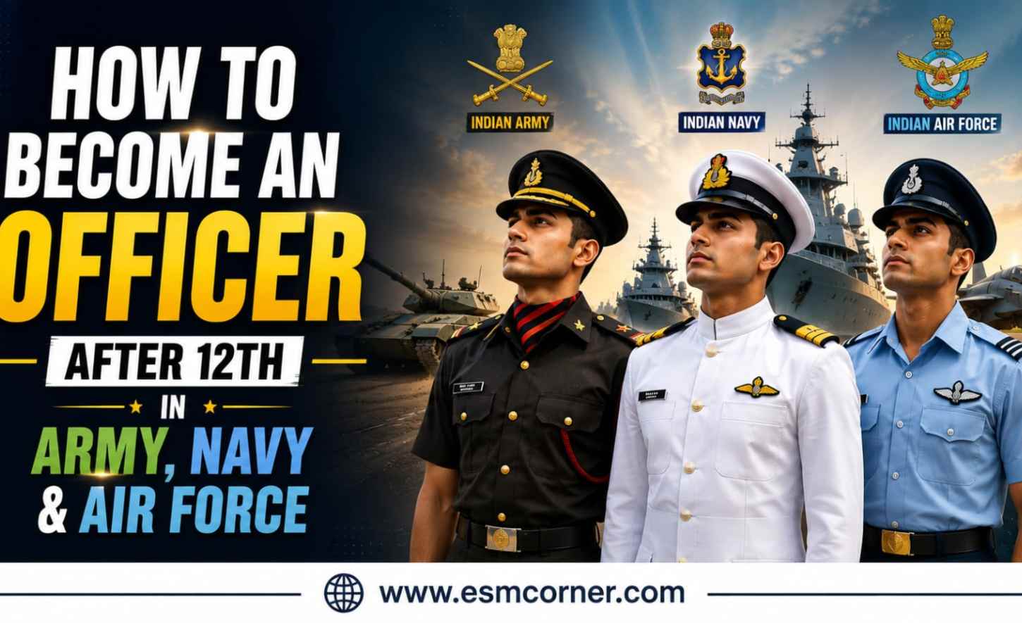 How to become an Officer After 12th