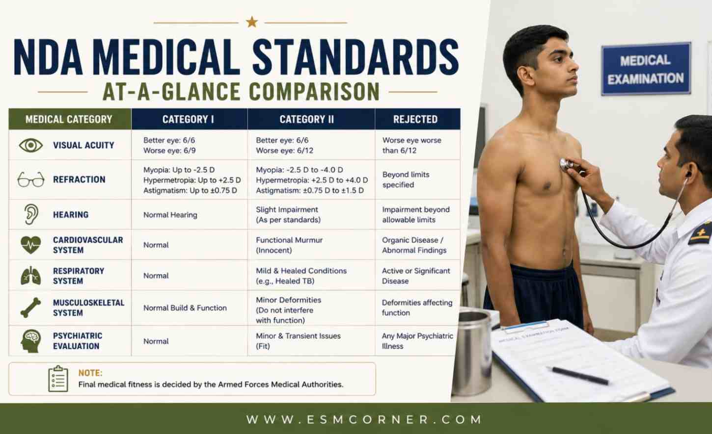 NDA Medical Standards