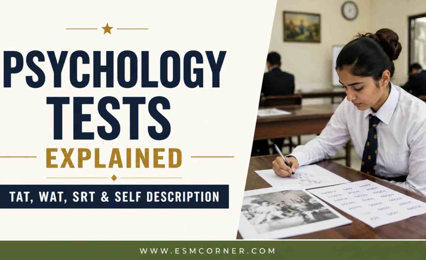 SSB Psychology Tests